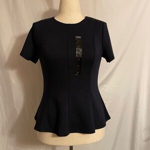 NWT Banana Republic Peplum Blouse Size Medium